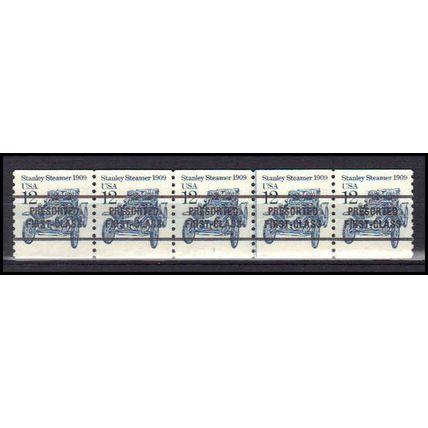 2132a 12c Stanley Steamer Very Fine MNH Dry Gum PNC 1/5 AA0429