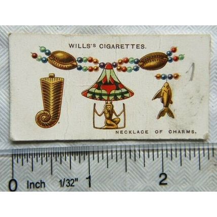 1923 Wills Lucky Charms No. 31 Necklace of Charms