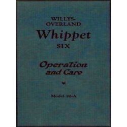 Willys Overland Whippet Six - Operation and Care