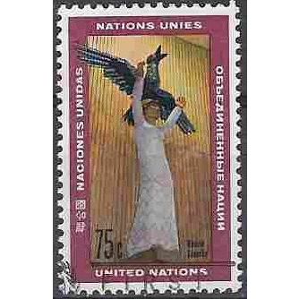 United Nations 1968 Michel 199 O Cote (2007) 5.80 € Art l'Humanité