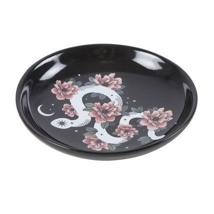 Trinket Dish - Floral Snake Trinket Dish
