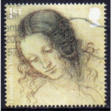 GB 2019 Leonardo da Vinci - The Head of Leda 1st Used