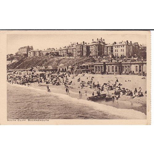 South Cliff Bournemouth Dorset Postcard (DOR72572)