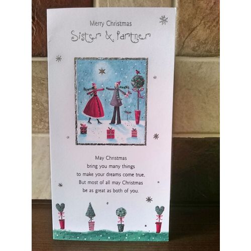 Sister & Partner Christmas Card, Sister & Partner 06