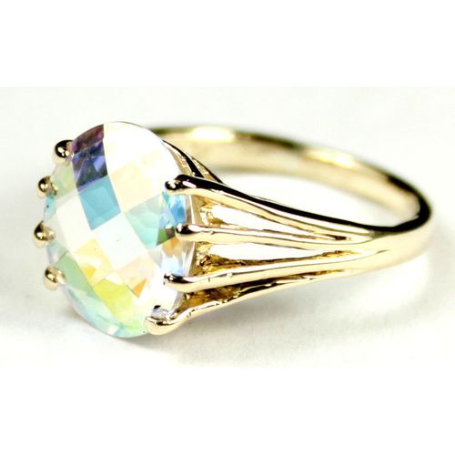 Mercury Mist Topaz, 10KY Gold Ring, R280