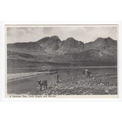 A Summer Day Loch Slapin and Blaven Isle of Skye Postcard