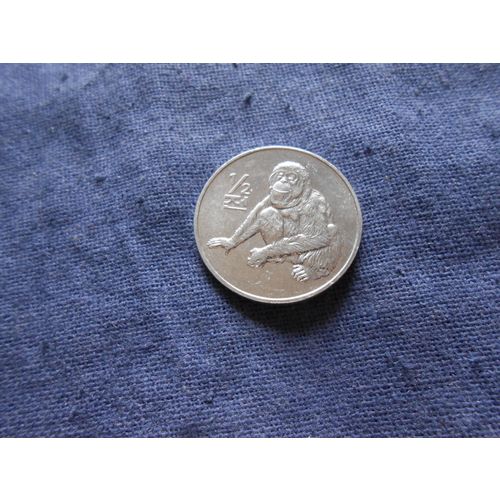 2002 KOREA 1/2 CHON COIN. ( Orangutan )