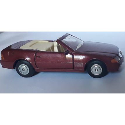 SHELL SPORTSCAR COLLECTION > MERCEDES BENZ 500 - Soft Top - Die-cast 1:40 GOOD