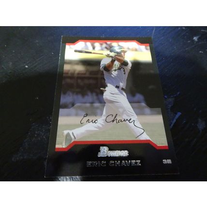 2004 Bowman Card # 071 Eric Chavez Excellent-Mint (6) Oakland Athletics