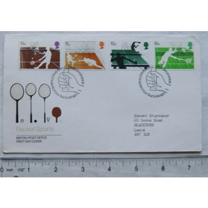 1979 Post Office First Day Cover Racket Sports