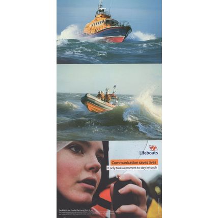 Atlantic ClassTrent & Advertising 3x RNLI Postcard s