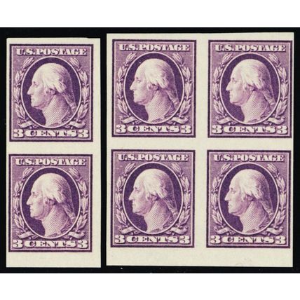 483, Mint F/VF NH Block of Four & Pair Cat $150.00 - Stuart Katz