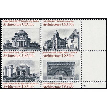 1931a, Very Dramatic Misperfed ERROR Plate Block Mint NH - WoW - Stuart Katz