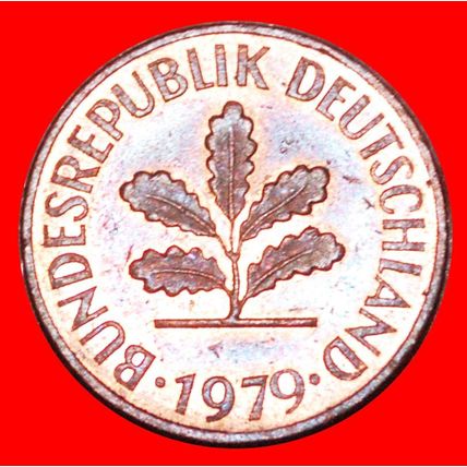RYE EARS (1967-2001): GERMANY ★ 2 PFENNIGS 1979J DIES 3+B!★LOW START★NO RESERVE