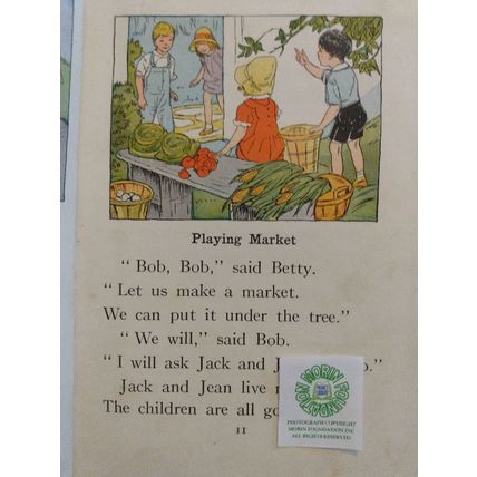 1930 ILLUSTRATED FACT AND STORY READERS BOOK ONE by SUZZALO & FREELAND et al