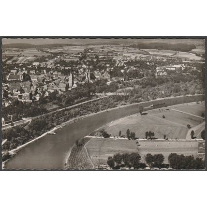 Luftaufnahme, Bad Wimpfen am Neckar, c.1950s - Cramers Foto-AK