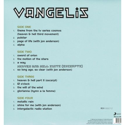 Vangelis: Gift (Limited Edition & Numbered - 2 LP Grey (16 Tracks)