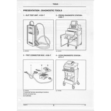 Citroen Xsara Diagnosis Service Manual Injection 1998 BRE0389GB PDF