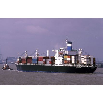 SQ2071 - Lamport & Holt Containership - Churchill - photograph 6x4
