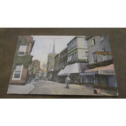 1908 fr Postcard -Retailers @ St George's Street Canterbury - Kent