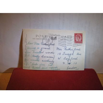 multiview, HERNE BAY, KENT used vintage postcard. by Valentine 1960 pm =