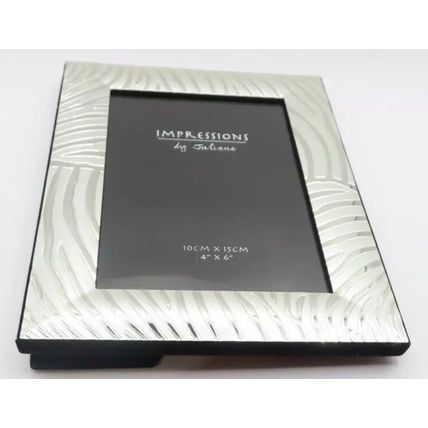 Widdops Animal Print Photo Frame Silver 20 CM Home Decor Picture Gift