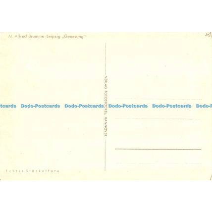 D031024 P. 27. M. Alfred Brumme. Leipzig Genesung. Echtes Stockelfoto. Fotostock