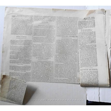 Relieving The Poor - Harper's Weekly, Feb. 29 1868 Original, Story & Two Prints