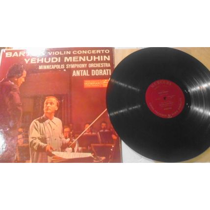 Yehudi Menuhin - 2 LP Lot: Bartok, Brahms Violin Concertos - Furtwangler, Dorati