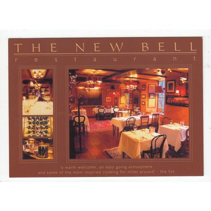 The New Bell Restaurant 233 Causewayside Edinburgh Postcard Scotland