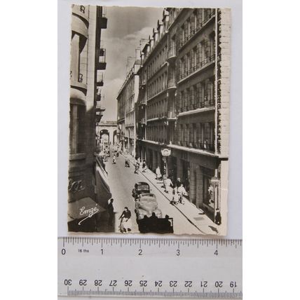 old postcard Saint Malo, Rue Saint Vincent