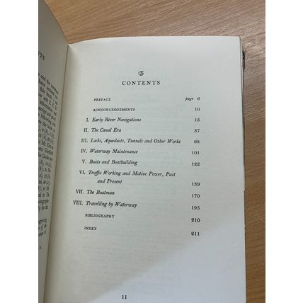 1970 "THE INLAND WATERWAYS OF ENGLAND" L T C ROLT HB BOOK & FOLD OUT MAP (P4)
