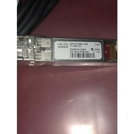 SFP-H10GB-CU3M (37-0961-03) CISCO Cisco SFP+ 10Gb Direct Attach Cable