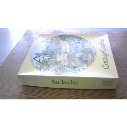 COTTAGE GARDEN Round Jigsaw Puzzle (500 Piece)