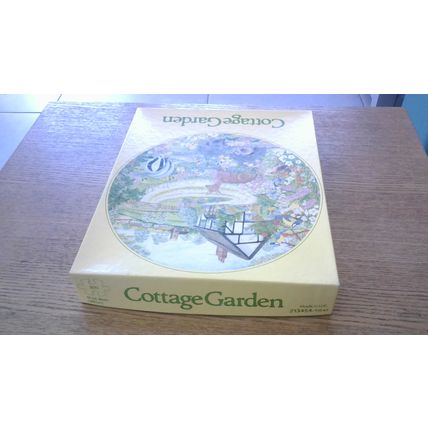 COTTAGE GARDEN Round Jigsaw Puzzle (500 Piece)