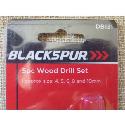 Wood Drill Set 4 5 6 8 10Mm carbon steel Drill bits