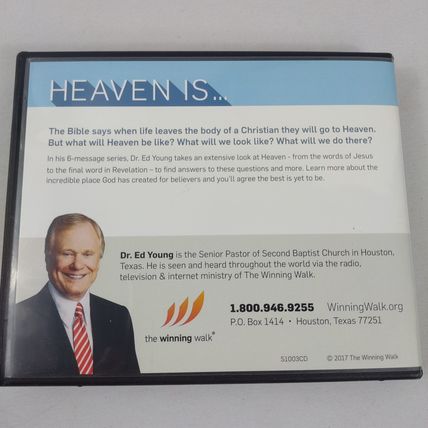Dr. Ed Young - The Winning Walk - Heaven is 3 CD Set - 6 Episodes - Used
