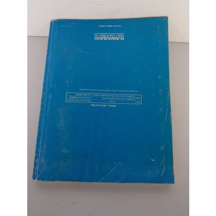 Kawasaki Motorcycle Service Manual KLR600