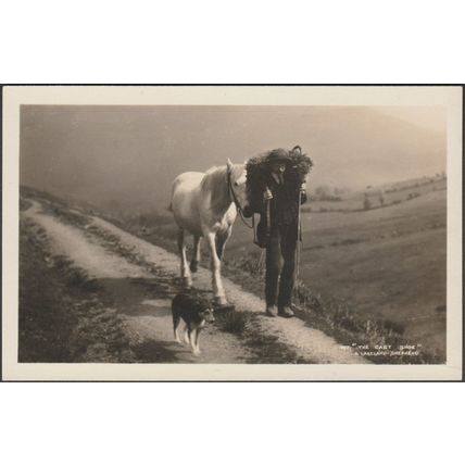The Cast Shoe, A Lakeland Shepherd, c.1920s - GP Abraham RP Postcard