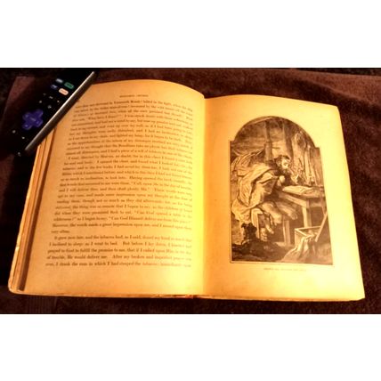 The Adventures Of Robinson Crusoe By Daniel Defoe Circa 1900 10" Tall Good Shape