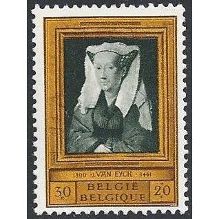 Belgium Mi 1119: 30 c. + 20 c. Culture: Marguerite van Eyck.