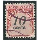 US POSTAGE DUE STAMP 10 cent (J97) 1959 used