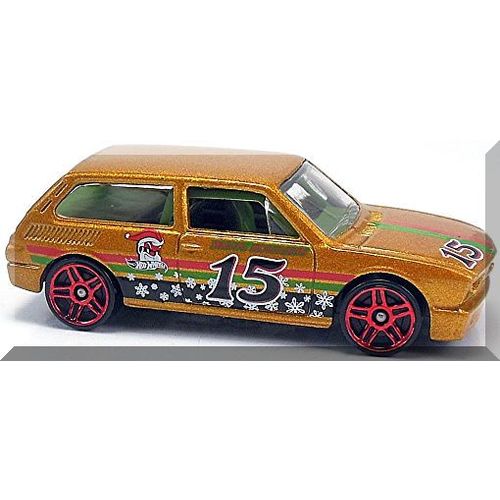 Hot Wheels - Volkswagen Brasilia: Holiday Hot Rods #5/6 (2015) *Gold / Walmart*