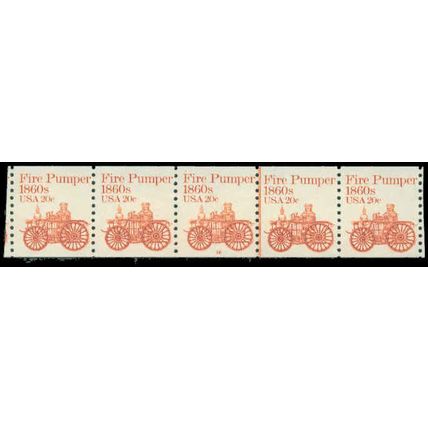 1908v 20c Fire Pumper Fine MNH Dry Gum PNC 16/5 P0540