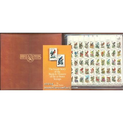 The Birds & Flowers of the 50 States, Album, Book & 200 Stamps