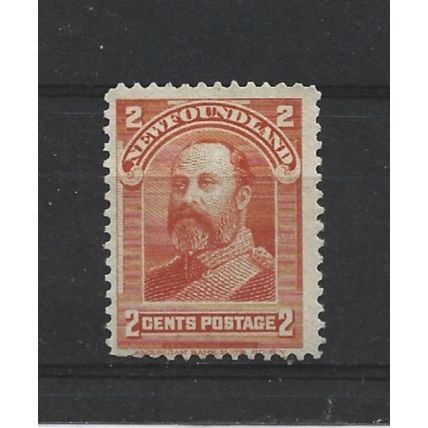 Newfoundland.SG86 2c King Edward VII when Prince of Wales (Orange).M/Mint.Jul24b