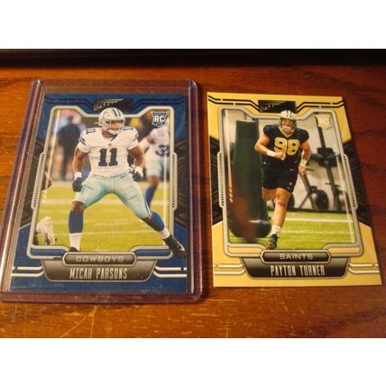 2021 Panini Playbook, 6-Rookie Cards, PARSONS/ATWELL, ++