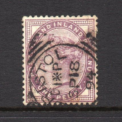 Victoria- 1881 - 1d Lilac (16 Dots) (sg172) Used (BRISTOL 94 Postmark) #2