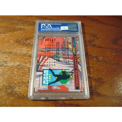 1992 Topps Stadium Club, Graded Mint 9, MANNY RAMIREZ Rc, Skydome,