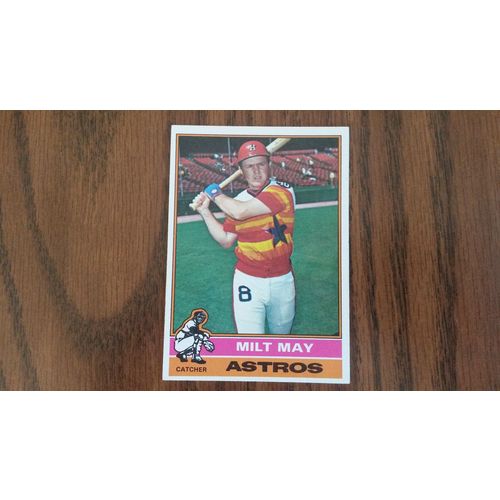 1976 Topps Card # 532 Milt May Very Good-Excellent (4) Houston Astros